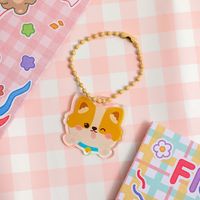 1 Piece Cute Rabbit Bear Arylic Women's Bag Pendant Keychain sku image 1