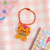 1 Piece Cute Rabbit Bear Arylic Women's Bag Pendant Keychain sku image 5