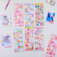 Pegatinas De Tarjeta De Goo Láser En Forma De Conejo Y Oso De Dibujos Animados Estilo Coreano Para Chica Diy Diario Pegatinas De Estrella Mini Camión Pegatinas Decorativas main image 2