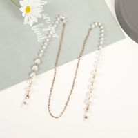 Mode Herzform Künstliche Perle Harz Metall Frau Brillenkette sku image 2