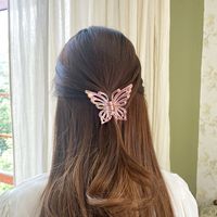 Sweet Butterfly Plastic Stoving Varnish Hair Claws 1 Piece main image 3