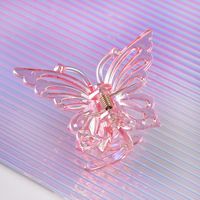 Sweet Butterfly Plastic Stoving Varnish Hair Claws 1 Piece sku image 6