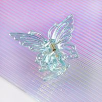 Sweet Butterfly Plastic Stoving Varnish Hair Claws 1 Piece sku image 3