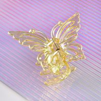 Sweet Butterfly Plastic Stoving Varnish Hair Claws 1 Piece sku image 5