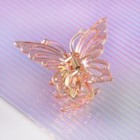 Sweet Butterfly Plastic Stoving Varnish Hair Claws 1 Piece sku image 8