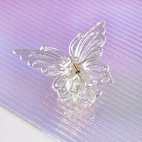 Sweet Butterfly Plastic Stoving Varnish Hair Claws 1 Piece sku image 9