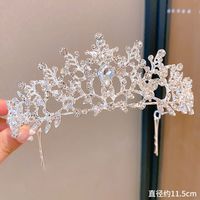 Cute Crown Artificial Crystal Inlay Artificial Gemstones Crown 1 Piece sku image 13