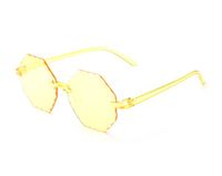 Mode Einfarbig Pc Polygon Rahmenlos Kinder Sonnenbrille sku image 8