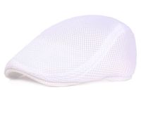 Men's Business Solid Color Flat Eaves Beret Hat main image 4