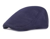 Men's Business Solid Color Flat Eaves Beret Hat sku image 4