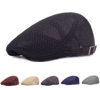 Unisex Simple Style Solid Color Flat Eaves Beret Hat main image 1