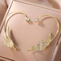 1 Piece Simple Style Wings Alloy Plating Women's Ear Clips main image 3
