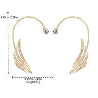 1 Piece Simple Style Wings Alloy Plating Women's Ear Clips main image 5