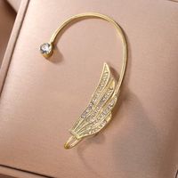 1 Piece Simple Style Wings Alloy Plating Women's Ear Clips sku image 3
