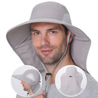Unisex Fashion Solid Color Wide Eaves Bucket Hat main image 1