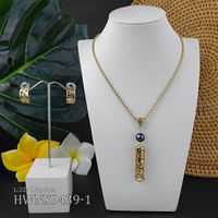 1 Set Ethnic Style Tortoise Alloy Pearl Plating Hollow Out Women's Jewelry Set main image 3