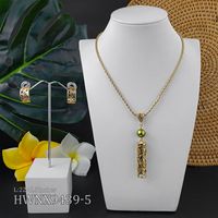 1 Set Ethnic Style Tortoise Alloy Pearl Plating Hollow Out Women's Jewelry Set sku image 4
