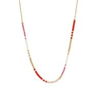 Bohemian Geometric Glass Irregular Women's Necklace main image 2