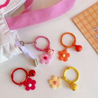 1 Piece Cute Flower Resin Women's Keychain main image 4