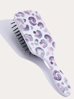 Fashion Geometric Flower Leopard Abs Hair Comb sku image 2