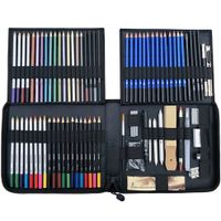 Cross-border 83 Sketch Colored Pencil Set Professional Art Painting Pencil Stationery Set Factory Wholesale main image 5