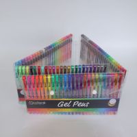 Cross-border New Arrival Factory Direct Sales Creative Drawing Student Adult 100 Color Color Gel Pen Watercolor Pen Brush main image 4