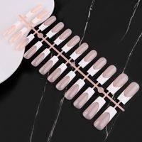 Sweet Color Block Abs Nail Patches sku image 28