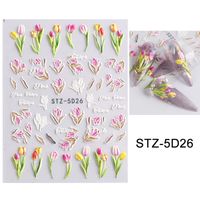 Sweet Flower Butterfly Paper Nail Decoration Accessories sku image 8
