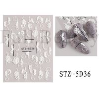 Sweet Flower Butterfly Paper Nail Decoration Accessories sku image 20
