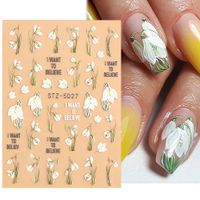 Sweet Flower Butterfly Paper Nail Decoration Accessories sku image 9