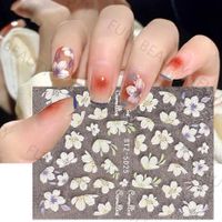 Sweet Flower Butterfly Paper Nail Decoration Accessories main image 4