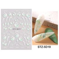 Sweet Flower Butterfly Paper Nail Decoration Accessories sku image 2