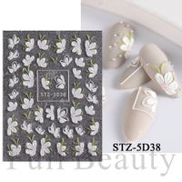 Sweet Flower Butterfly Paper Nail Decoration Accessories sku image 10