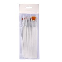 Simple Style Solid Color Plastic Nail Pen 15 Pieces sku image 1