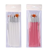 Simple Style Solid Color Plastic Nail Pen 15 Pieces main image 1