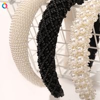 Mode Geometrisch Künstliche Perle Überzug Kopfbedeckung 1 Stück main image 4