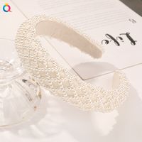 Mode Geometrisch Künstliche Perle Überzug Kopfbedeckung 1 Stück sku image 10