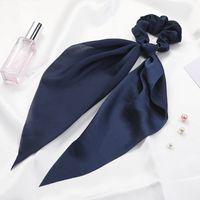 Fashion Stripe Solid Color Daisy Cloth Lace Hair Tie 1 Piece sku image 2