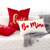Fashion Letter Heart Shape Polyester Pillow Cases main image 4