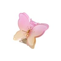 Sweet Butterfly Plastic Handmade Hair Claws 1 Piece main image 3