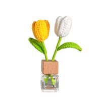 Hand Gefertigte Kreative Gewebte Sonnenblumen Tulpe Aroma Therapie Anhänger main image 5