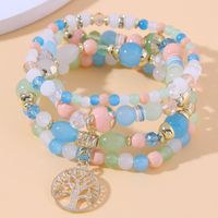 1 Piece Elegant Tree Alloy Glass Beaded Women's Bracelets main image 6