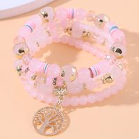 1 Piece Elegant Tree Alloy Glass Beaded Women's Bracelets main image 5