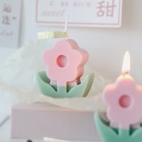 Fashion Flower Paraffin Candle 1 Piece main image 2