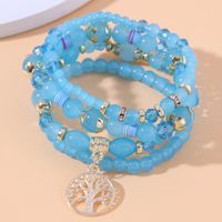 1 Piece Elegant Tree Alloy Glass Beaded Women's Bracelets sku image 3