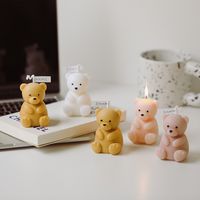 Cute Bear Paraffin Candle 1 Piece main image 4