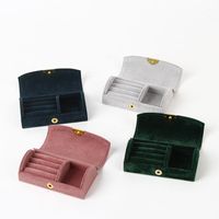 1 Piece Fashion Solid Color Claimond Veins Jewelry Boxes main image 1