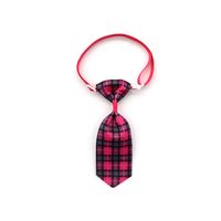 Mode Chien Chat Cravate Collier Accessoires Plaid Rayé Noeud Papillon Pour Animaux De Compagnie sku image 8