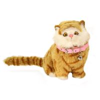 Pet Dog Cat Pu Leather Pet Bell Collar Hand Holding Rope Wholesale main image 4