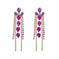 1 Pair Baroque Style Geometric Alloy Plating Rhinestones Glass Gold Plated Silver Plated Women's Drop Earrings main image 7